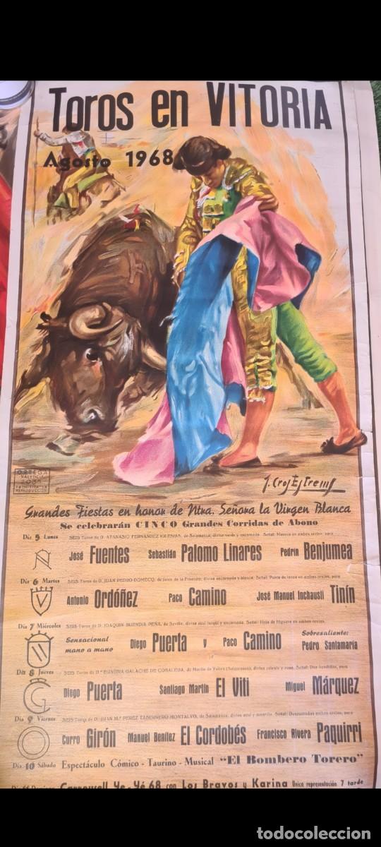 Tauromaquia: CARTEL TAURINO &rdquo;TOROS EN VITORIA 1968&rdquo;