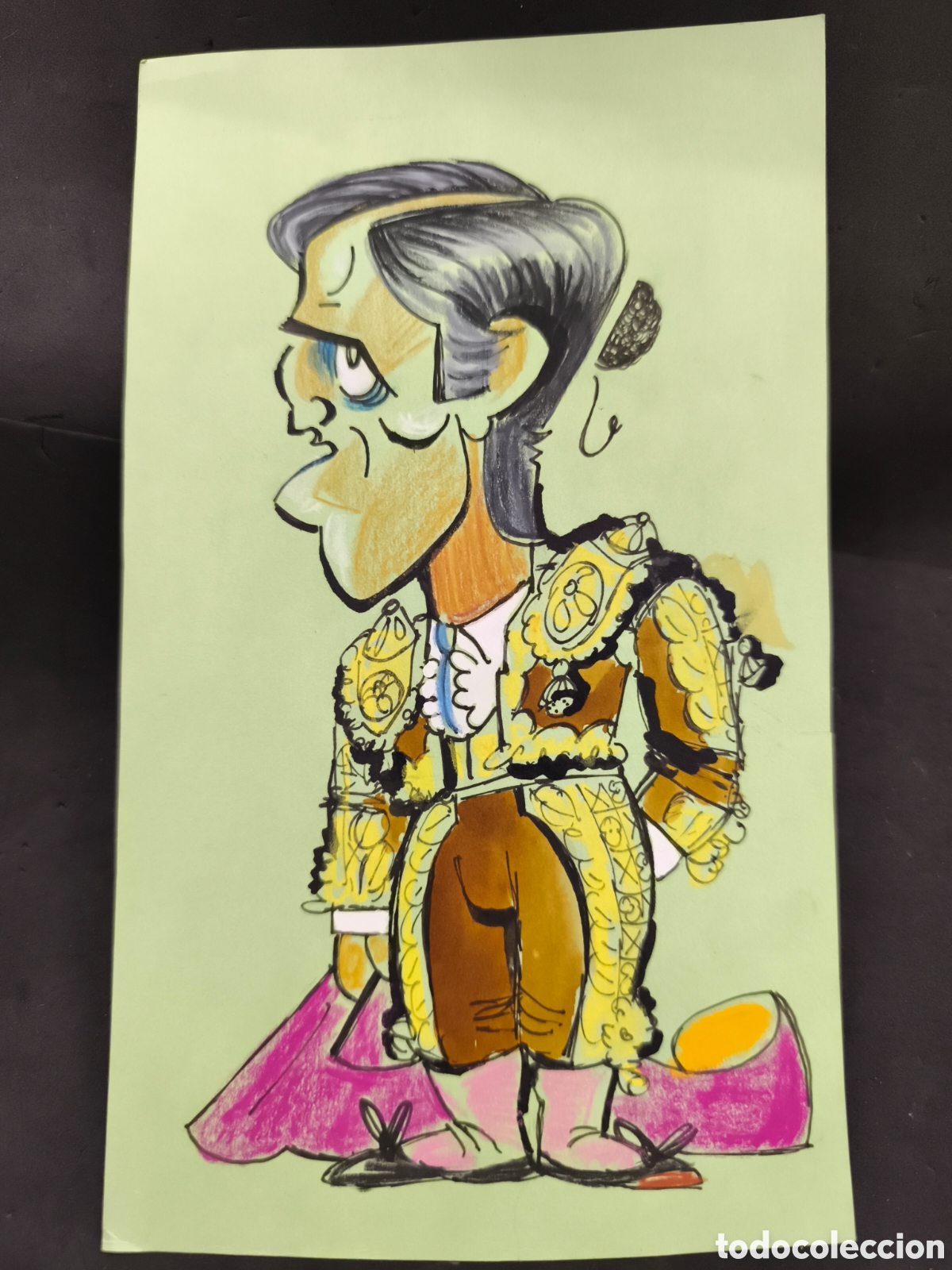 Tauromaquia: dibujos original Toreo, Vinyes, 25cm x 15cm