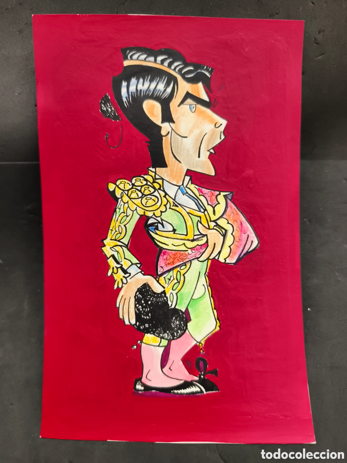 Tauromaquia: dibujos original Toreo, Vinyes, Marisme&ntilde;o 20cm x 13cm