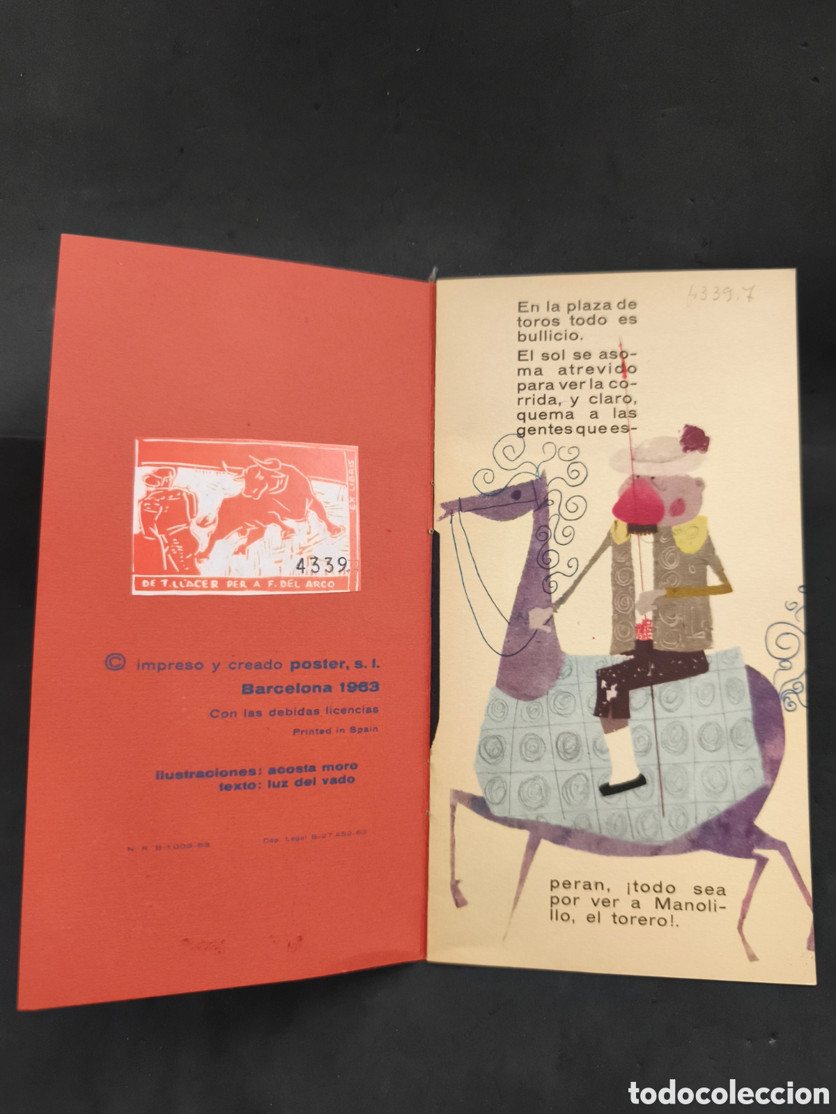 Tauromaquia: Manolo el torero, cuento, 1963 - Foto 2