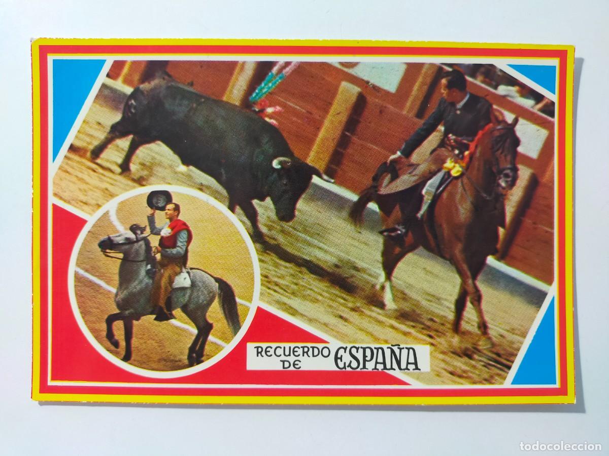 Tauromaquia: Tarjeta Postal. Recuerdo de Espa&ntilde;a - Edit Faber - S/C