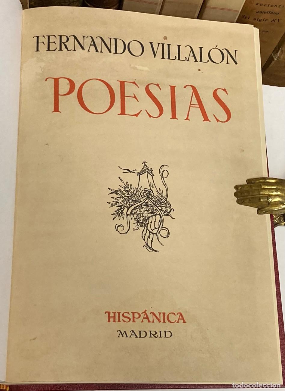 Tauromaquia: A&Ntilde;O 1944 - POES&Iacute;AS DE FERNANDO VILLAL&Oacute;N - ANDALUC&Iacute;A BAJA / TORIADA / ROMANCES DEL 800