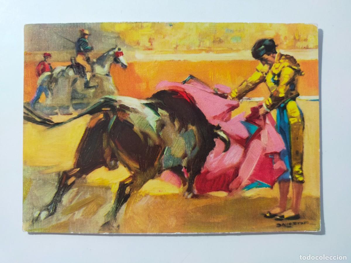 Tauromaquia: Postal Tauromaquia. MANOLETE Media Veronica - Ilustrado por Vicente Ballestar - Edit Laminograf.