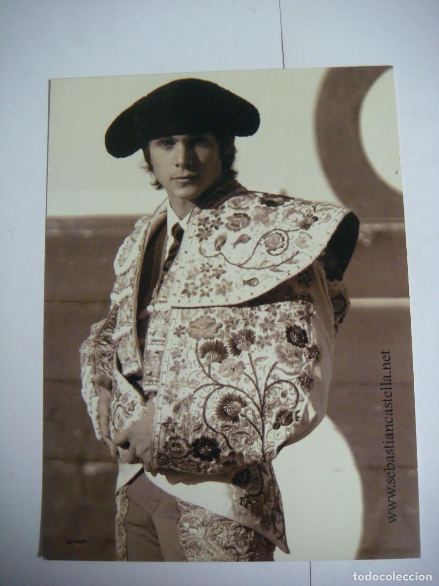 Tauromaquia: FOTO EN CARTULINA TAMA&Ntilde;O FOLIO DE SEBASTIAN CASTELLA-(&)
