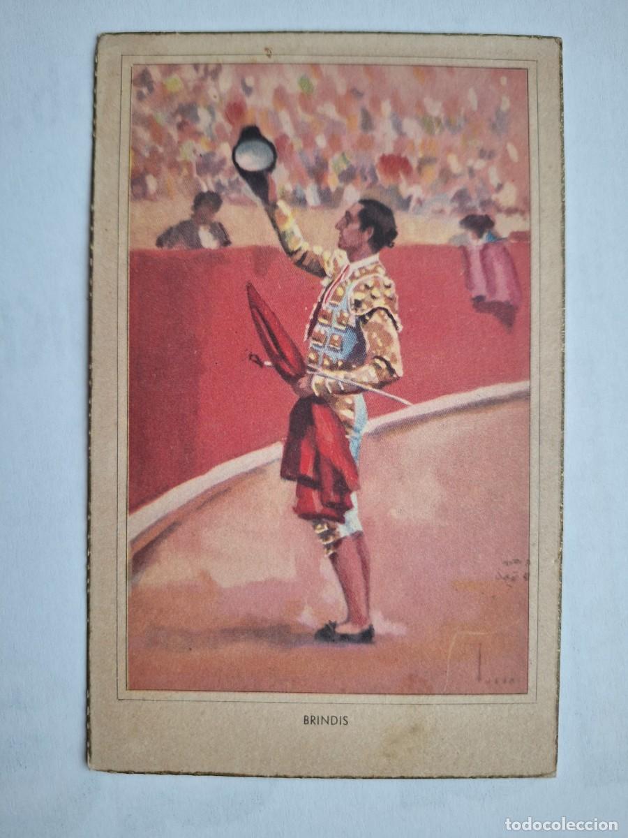 Tauromaquia: ANTIGUA POSTAL TOROS MANOLETE EL BRINDIS TAUROMAQUIA RV 2984