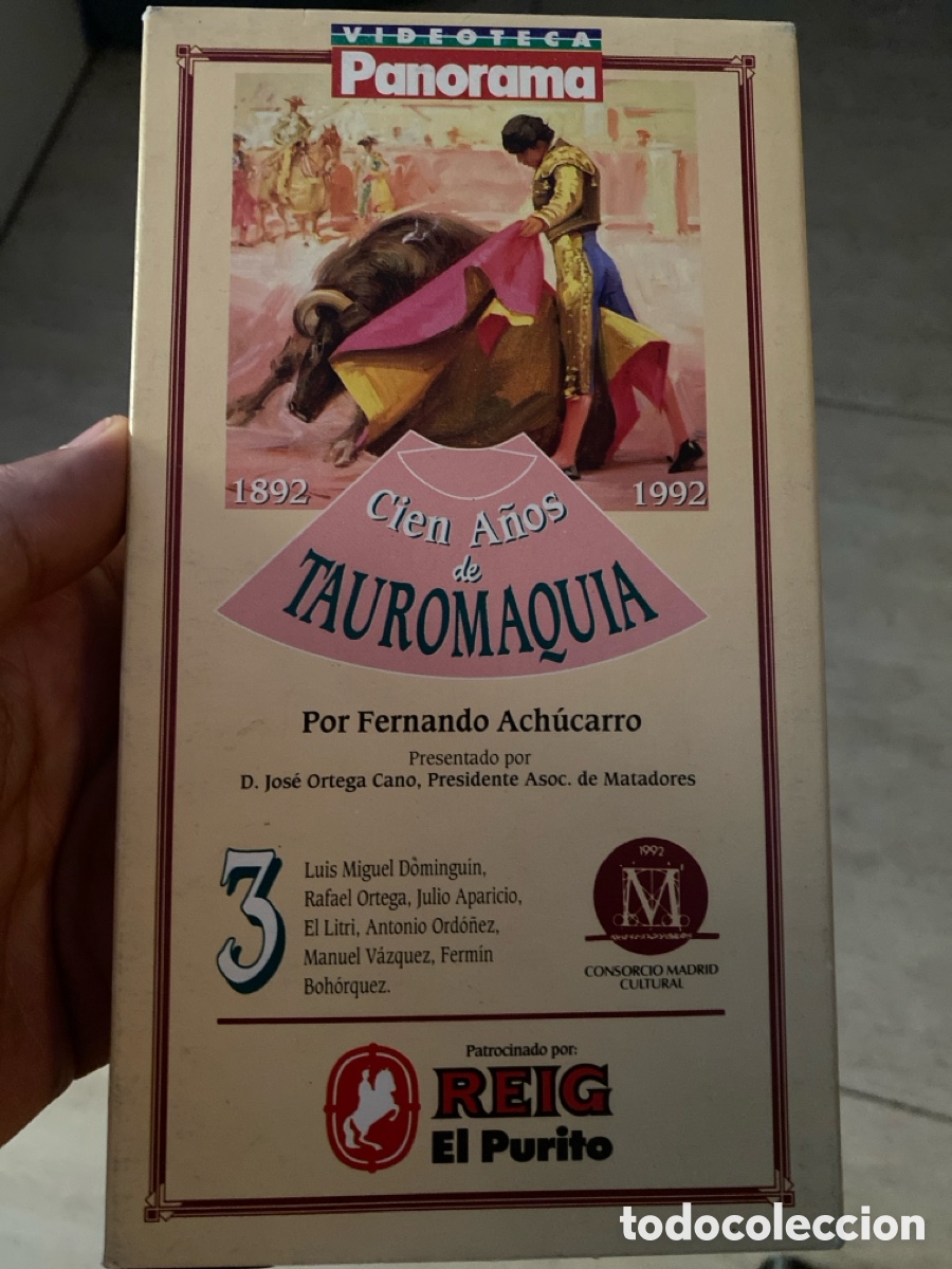 Tauromaquia: VHS Cien a&ntilde;os de Tauromaquia 3