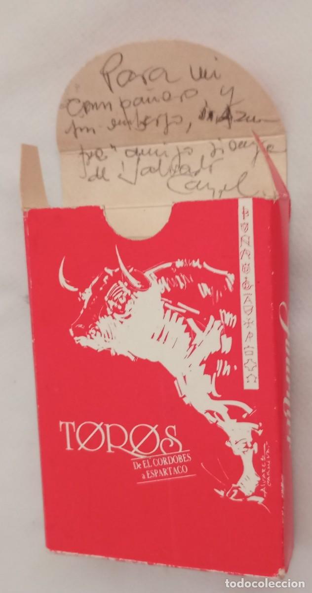 Tauromaquia: BARAJA TAURINA FERNANDO VINYES - DEDICADA POR EL AUTOR A MANO - YA/HERACLIO FOURNIER