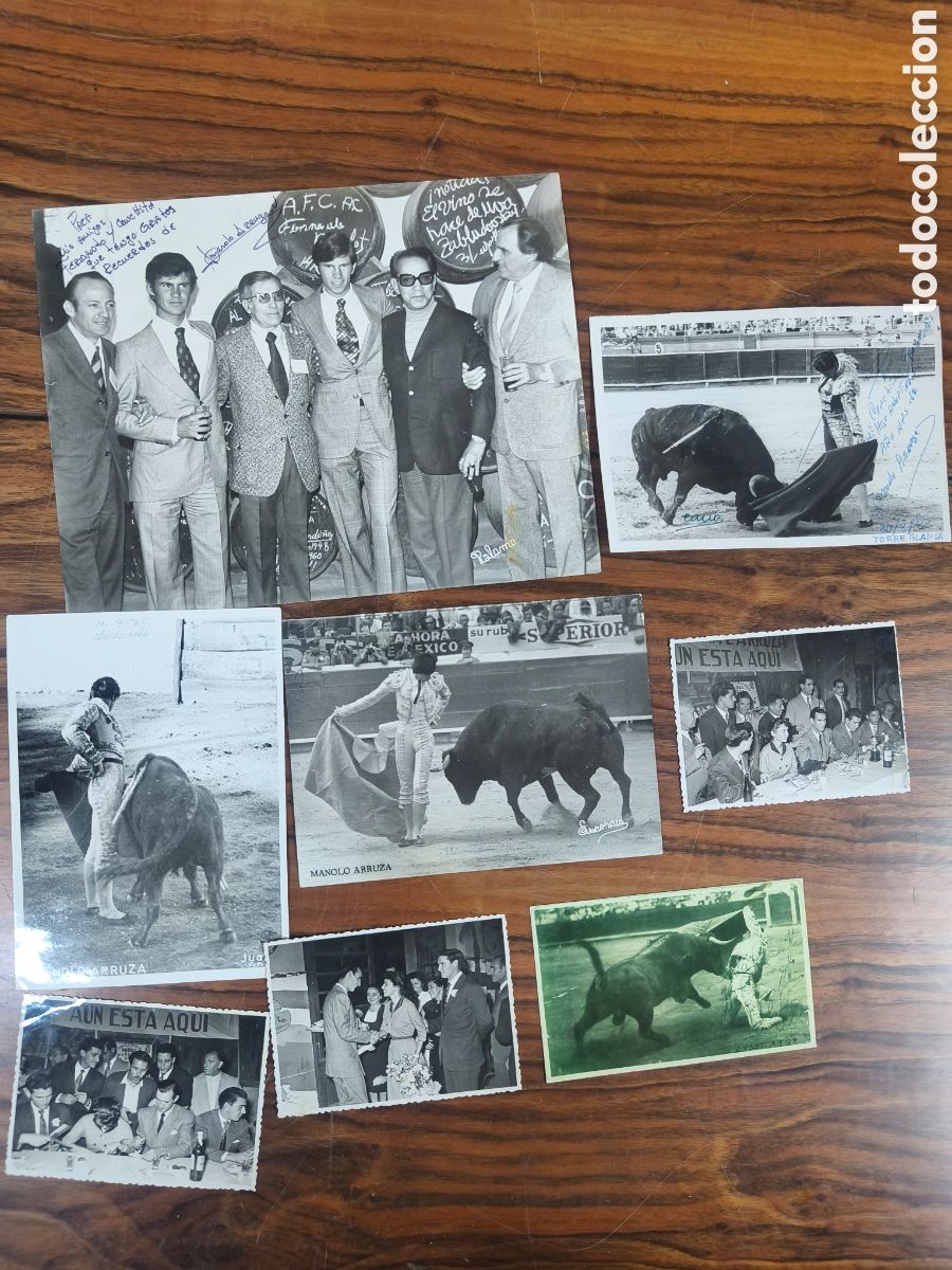 Tauromaquia: Fotograf&iacute;as Manolo Arruza algunas firmadas