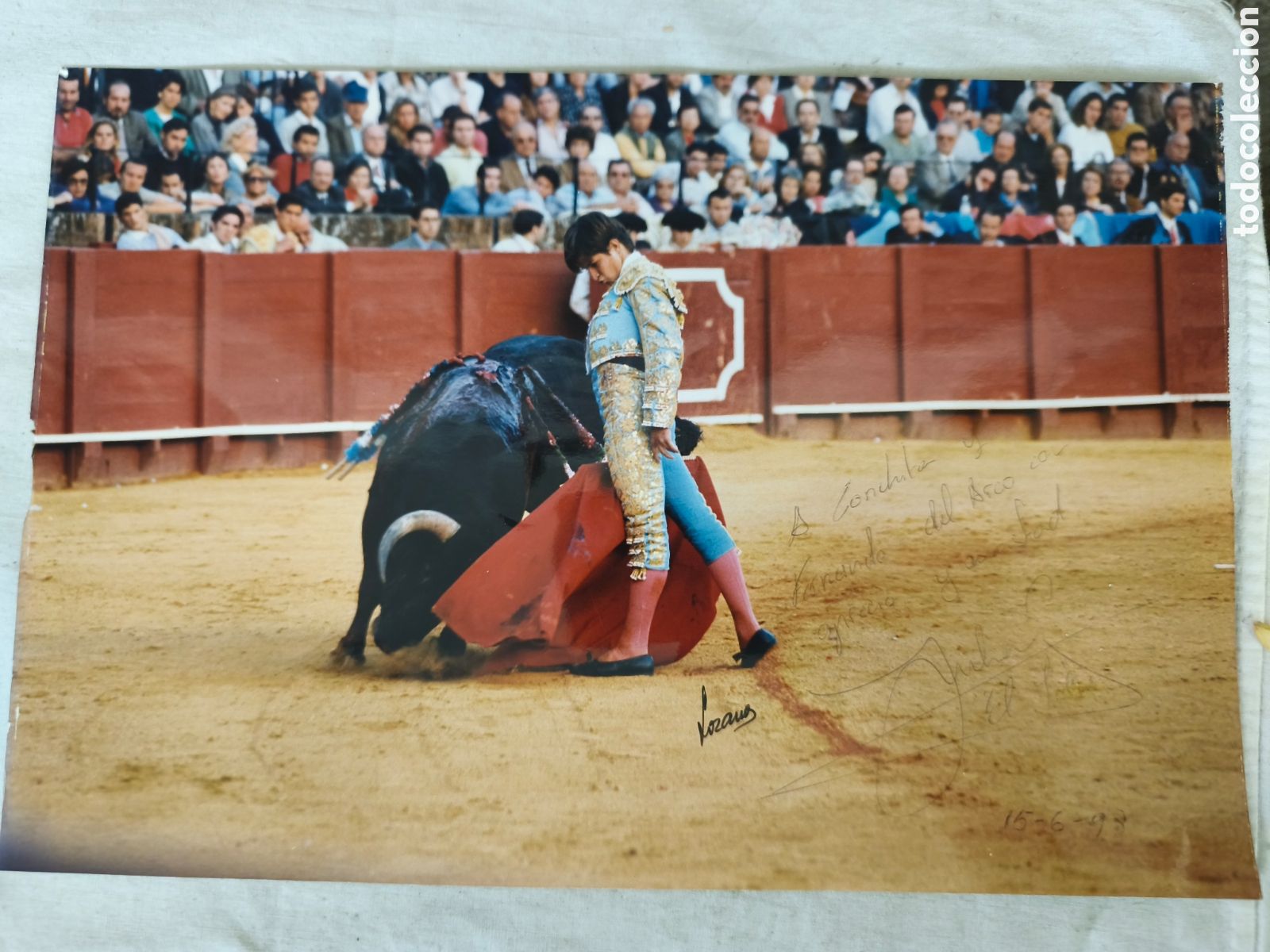 Tauromaquia: Fotograf&iacute;a firmada El Juli