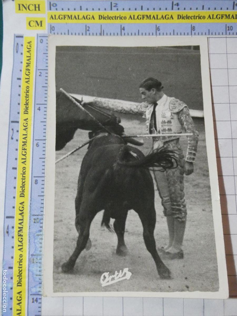 Tauromaquia: FOTO FOTOGRAF&Iacute;A POSTAL DE TOROS TAUROMAQUIA. 12 OCTUBRE 1949 TORERO? FOT&Oacute;GRAFO ORTIZ MADRID. 2916