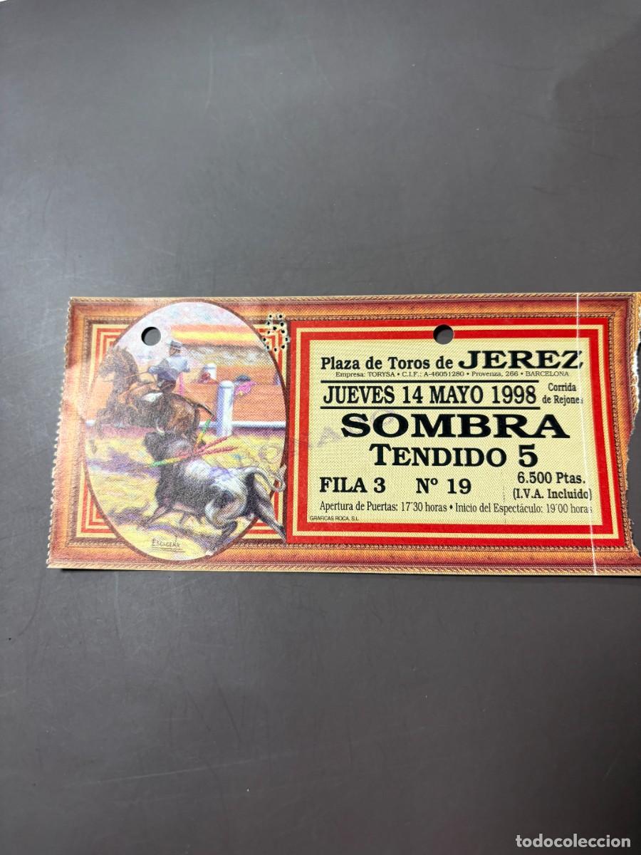 Bullfighting: ENTRADA DE TOROS - PLAZA DE TOROS DE JEREZ - JUEVES 14 DE MAYO DE 1998