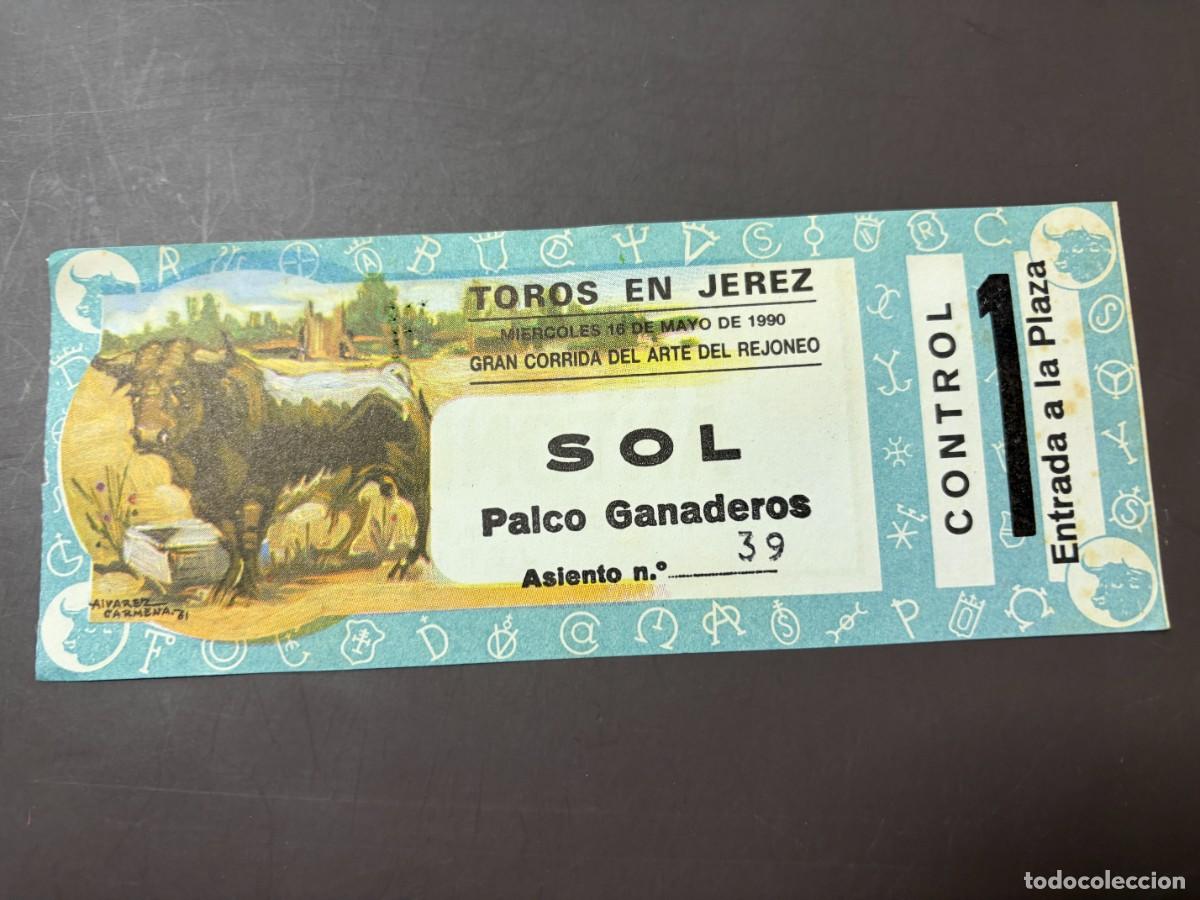 Tauromaquia: ENTRADA DE TOROS - TOROS EN JEREZ - SOL PALCO GANADEROS - MI&Eacute;RCOLES 16 MAYO 1990
