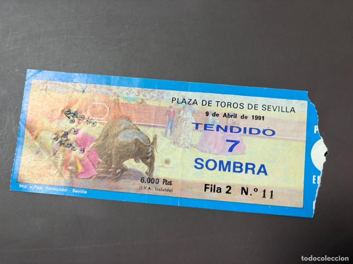 Tauromaquia: ENTRADA DE TOROS - PLAZA DE TOROS SEVILLA - TENDIDO SOMBRA - 9 ABRIL 1991
