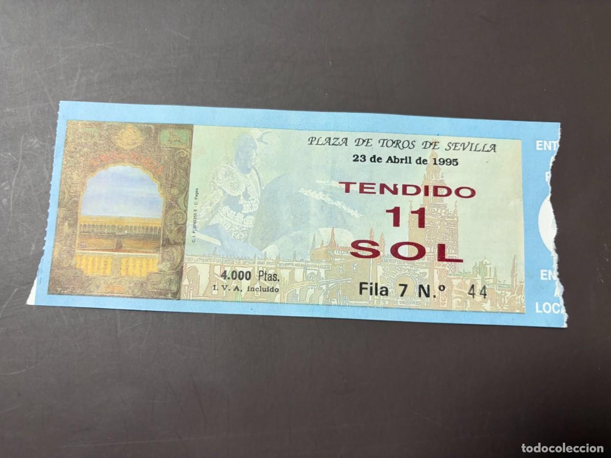 Tauromaquia: ENTRADA DE TOROS - PLAZA DE TOROS SEVILLA - TENDIDO SOL - 23 DE ABRIL DE 1995