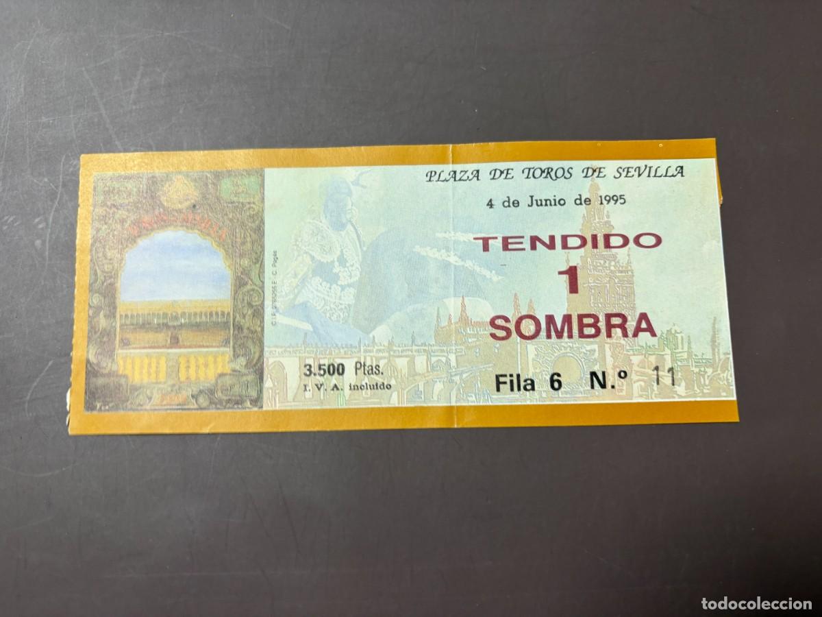Tauromaquia: ENTRADA DE TOROS - PLAZA DE TOROS SEVILLA - TENDIDO SOMBRA - 4 DE JUNIO DE 1995