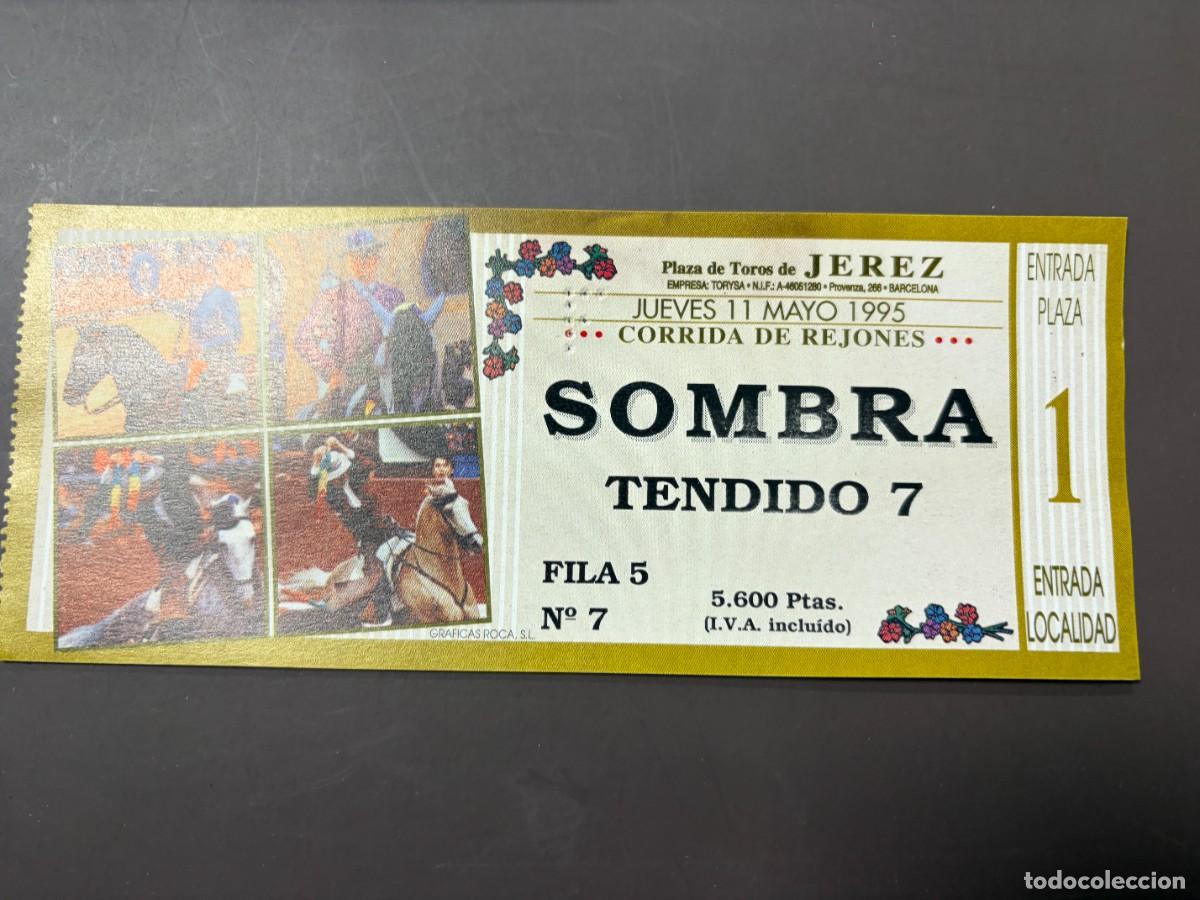 Tauromaquia: ENTRADA DE TOROS - PLAZA DE TOROS JEREZ - SOMBRA TENDIDO - JUEVES 11 MAYO 1995