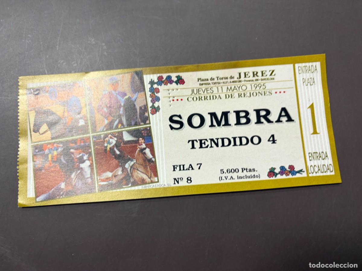 Tauromaquia: ENTRADA DE TOROS - PLAZA DE TOROS JEREZ - SOMBRA TENDIDO - JUEVES 11 MAYO 1995