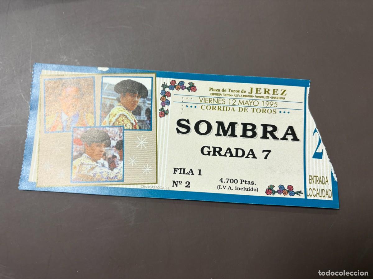 Tauromaquia: ENTRADA DE TOROS - PLAZA DE TOROS JEREZ - SOMBRA GRADA - VIERNES 12 MAYO 1995