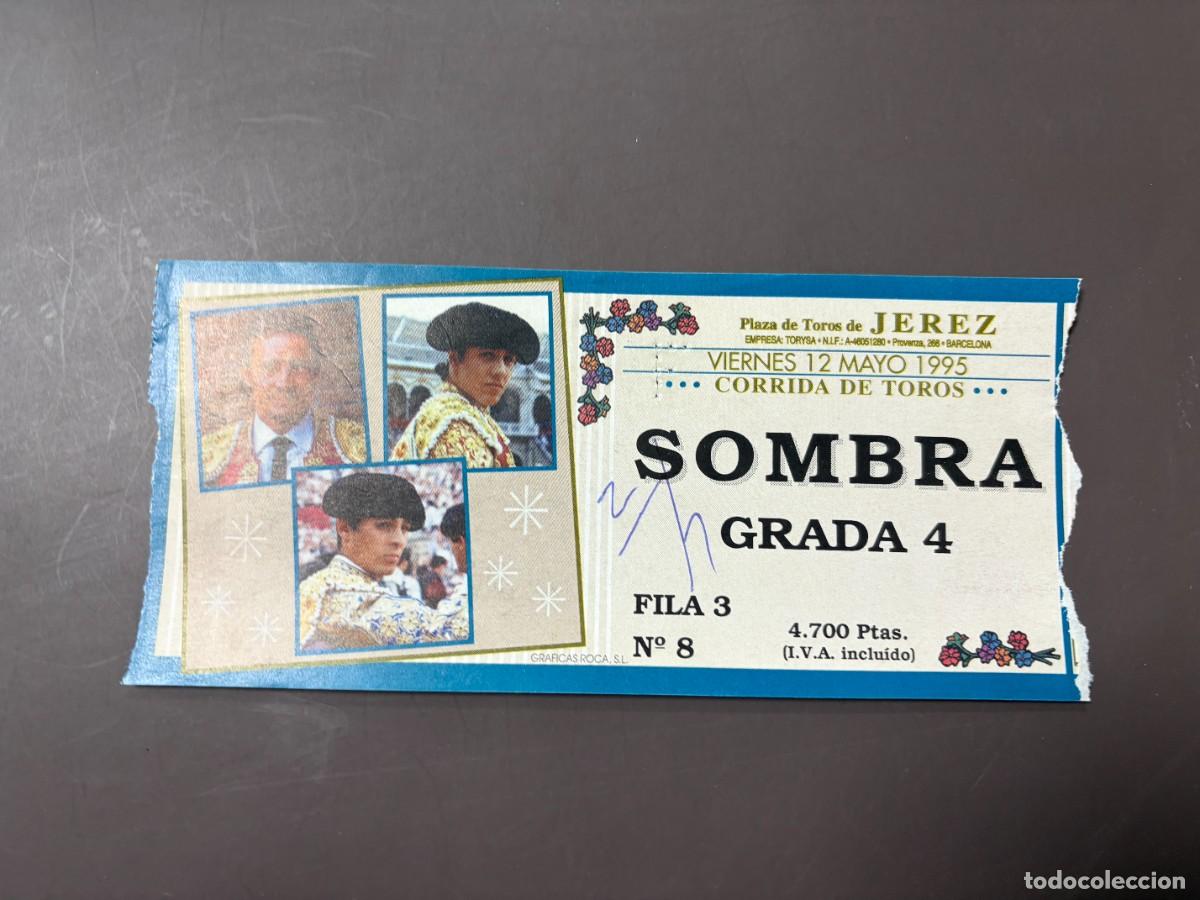 Tauromaquia: ENTRADA DE TOROS - PLAZA DE TOROS JEREZ - SOMBRA GRADA - VIERNES 12 MAYO 1995