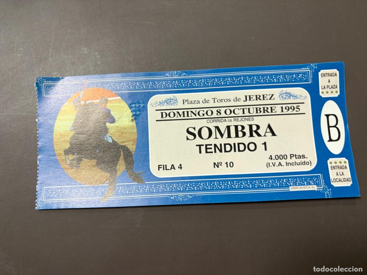 Tauromaquia: ENTRADA DE TOROS - PLAZA DE TOROS JEREZ - SOMBRA TENDIDO - DOMINGO 8 OCTUBRE 1995