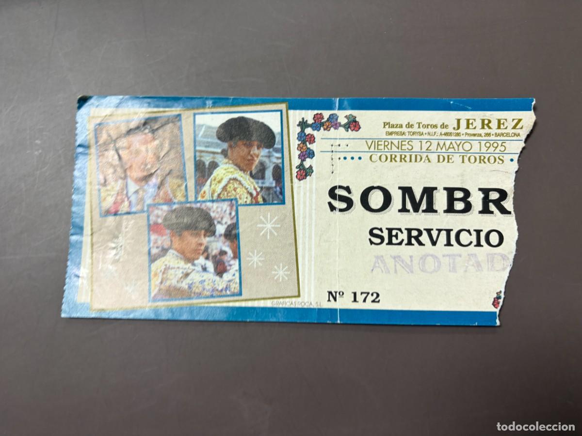 Tauromaquia: ENTRADA DE TOROS - PLAZA DE TOROS JEREZ - SOMBRA SERVICIO - VIERNES 12 MAYO 1995