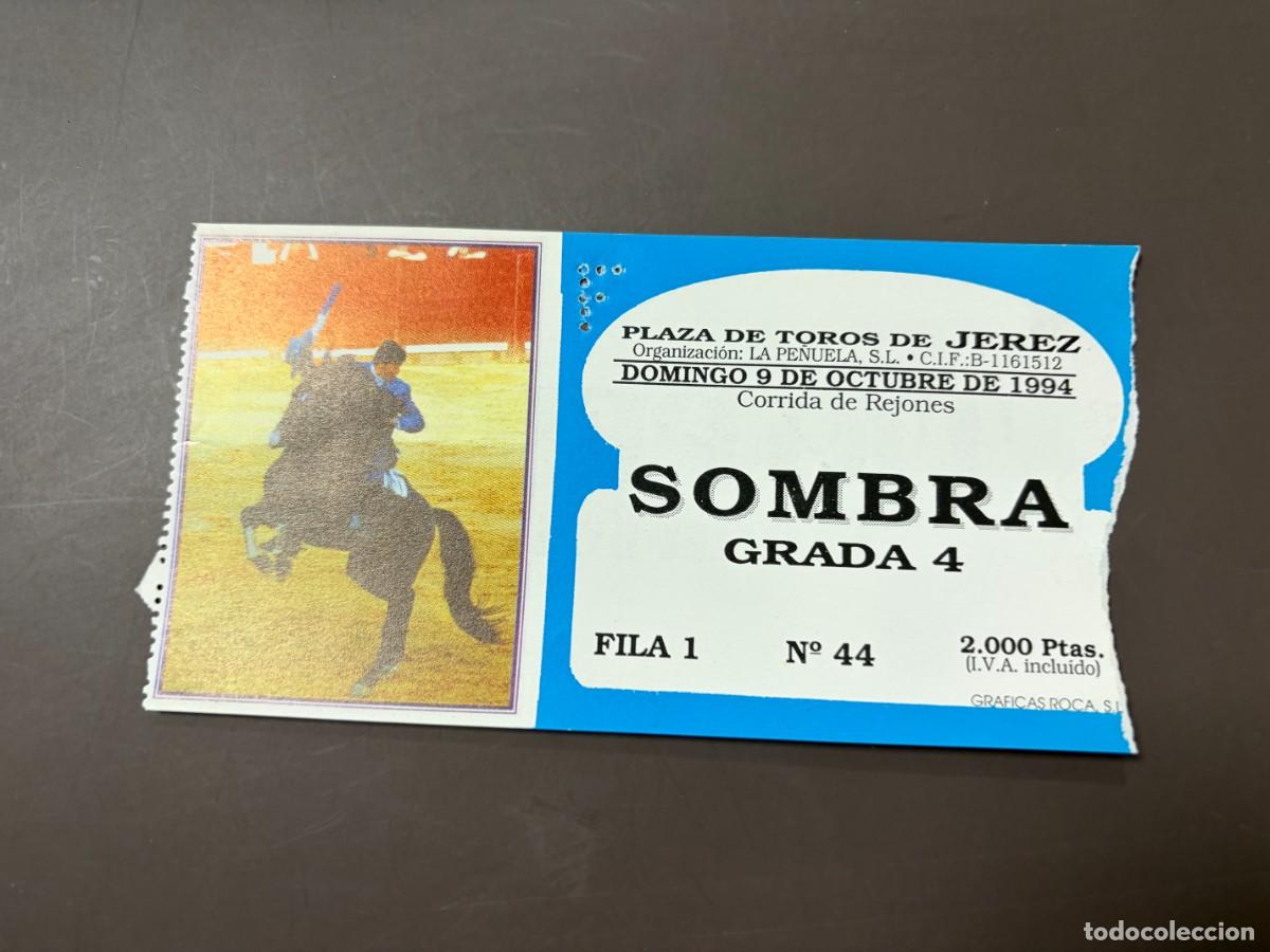 Tauromaquia: ENTRADA DE TOROS - PLAZA DE TOROS DE JEREZ - SOMBRA GRADA - DOMINGO 9 OCTUBRE 1994