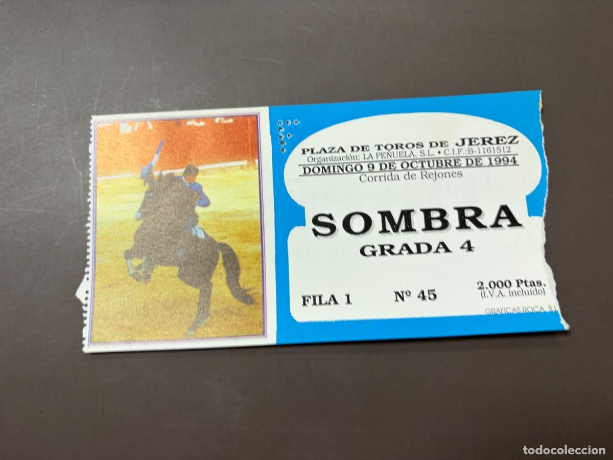 Tauromaquia: ENTRADA DE TOROS - PLAZA DE TOROS DE JEREZ - SOMBRA GRADA - DOMINGO 9 OCTUBRE 1994