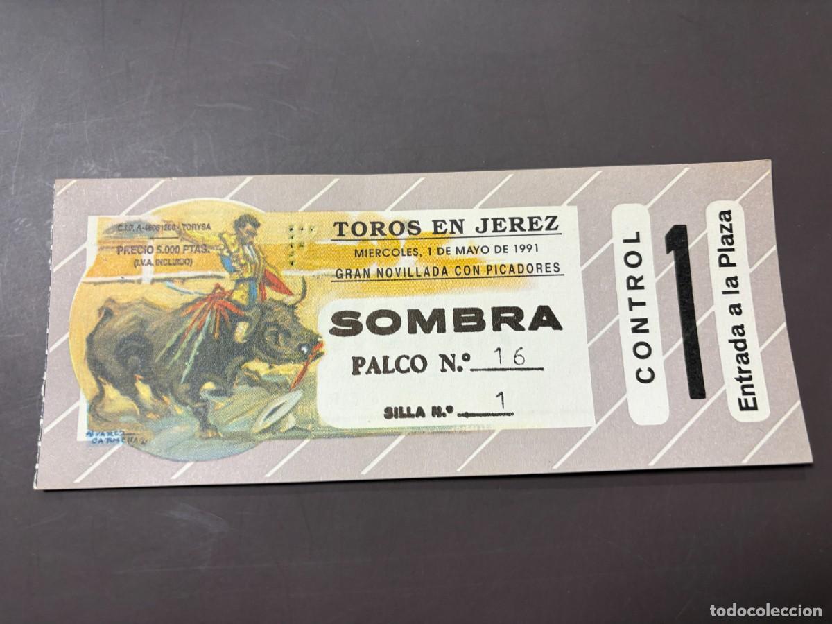 Tauromaquia: ENTRADA DE TOROS - TOROS EN JEREZ - SOMBRA PALCO - MI&Eacute;RCOLES 1 MAYO 1991