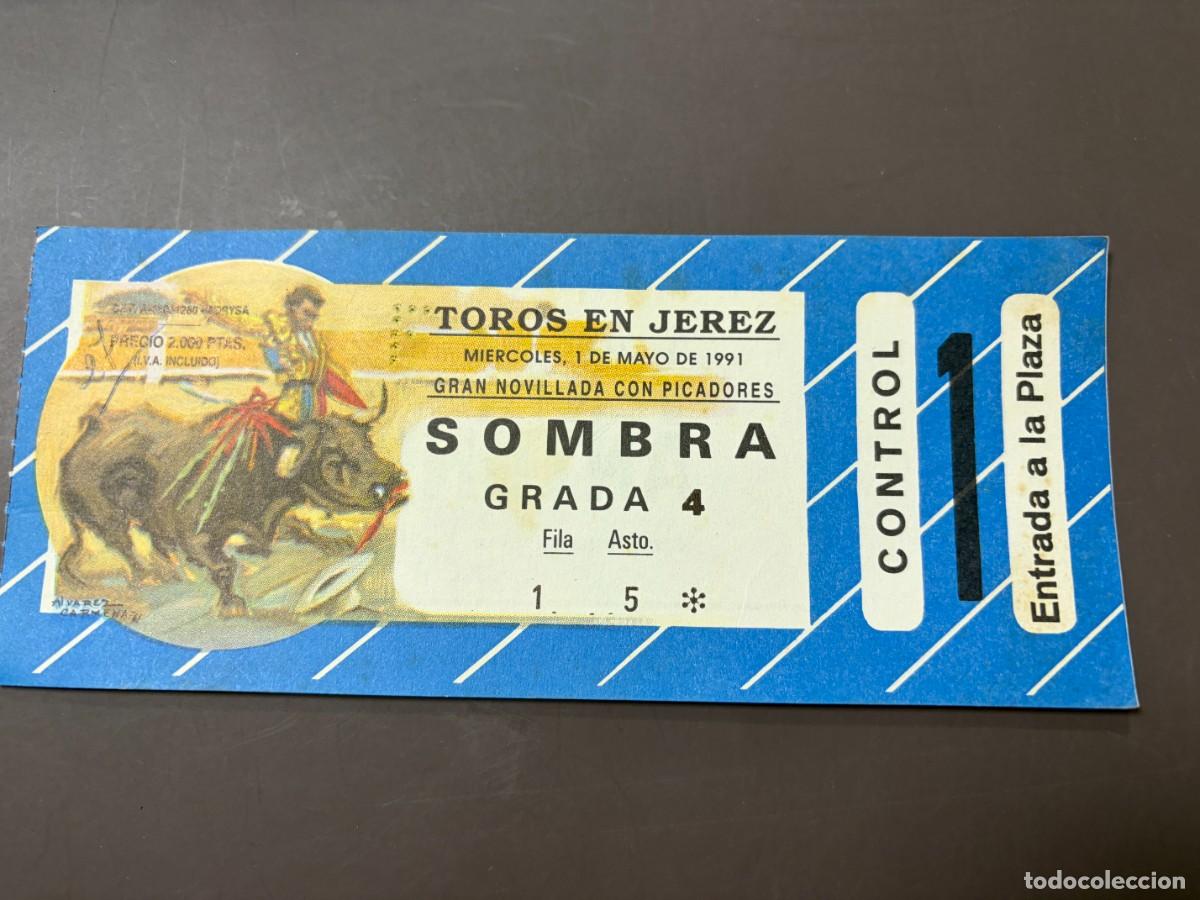 Stierkampf: ENTRADA DE TOROS - TOROS EN JEREZ - SOMBRA GRADA - MI&Eacute;RCOLES 1 MAYO 1991
