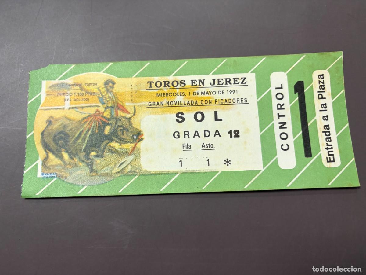 Stierkampf: ENTRADA DE TOROS - TOROS EN JEREZ - SOL GRADA - MI&Eacute;RCOLES 1 MAYO 1991