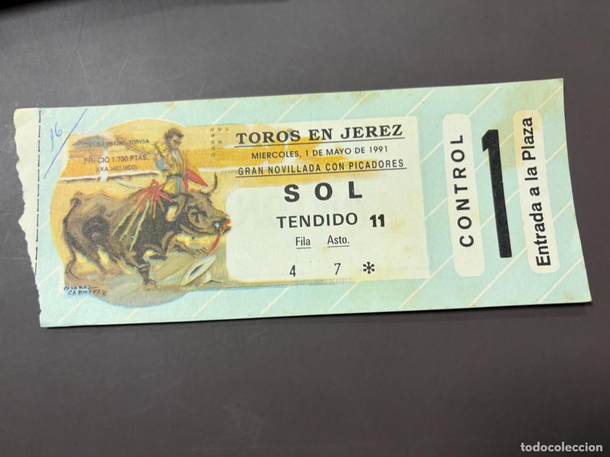 Tauromachie: ENTRADA DE TOROS - TOROS EN JEREZ - SOL TENDIDO - MI&Eacute;RCOLES 1 MAYO 1991
