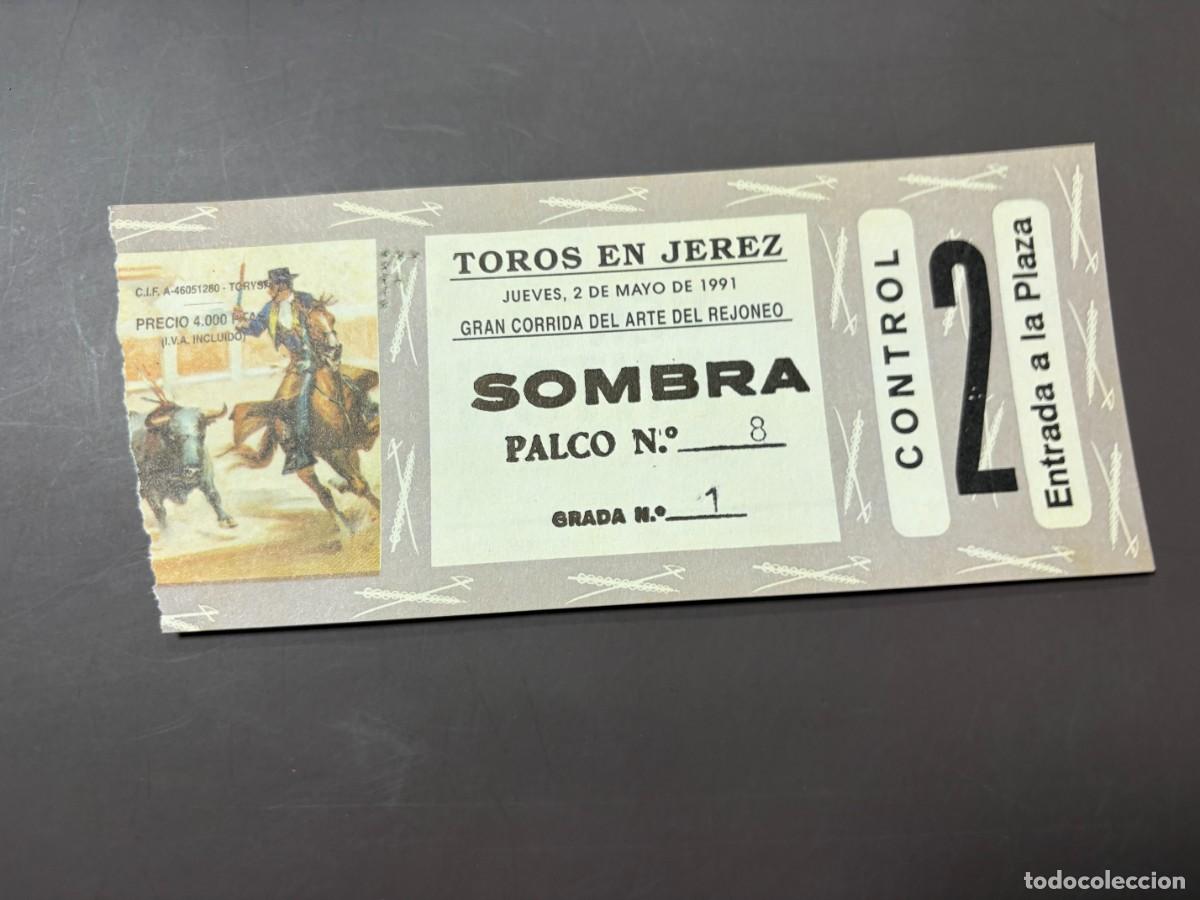 Stierkampf: ENTRADA DE TOROS - TOROS EN JEREZ - SOMBRA PALCO - JUEVES 2 MAYO 1991