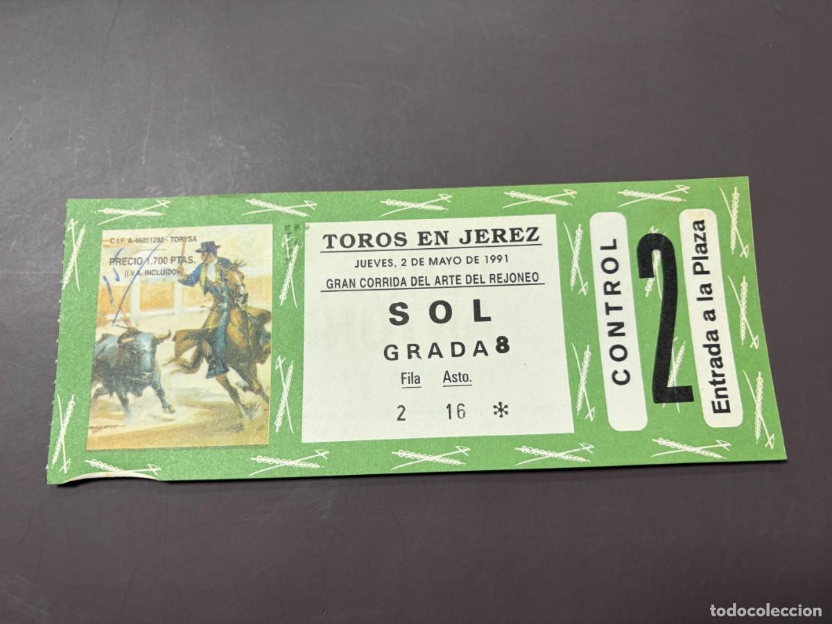 Stierkampf: ENTRADA DE TOROS - TOROS EN JEREZ - SOL GRADA - JUEVES 2 MAYO 1991