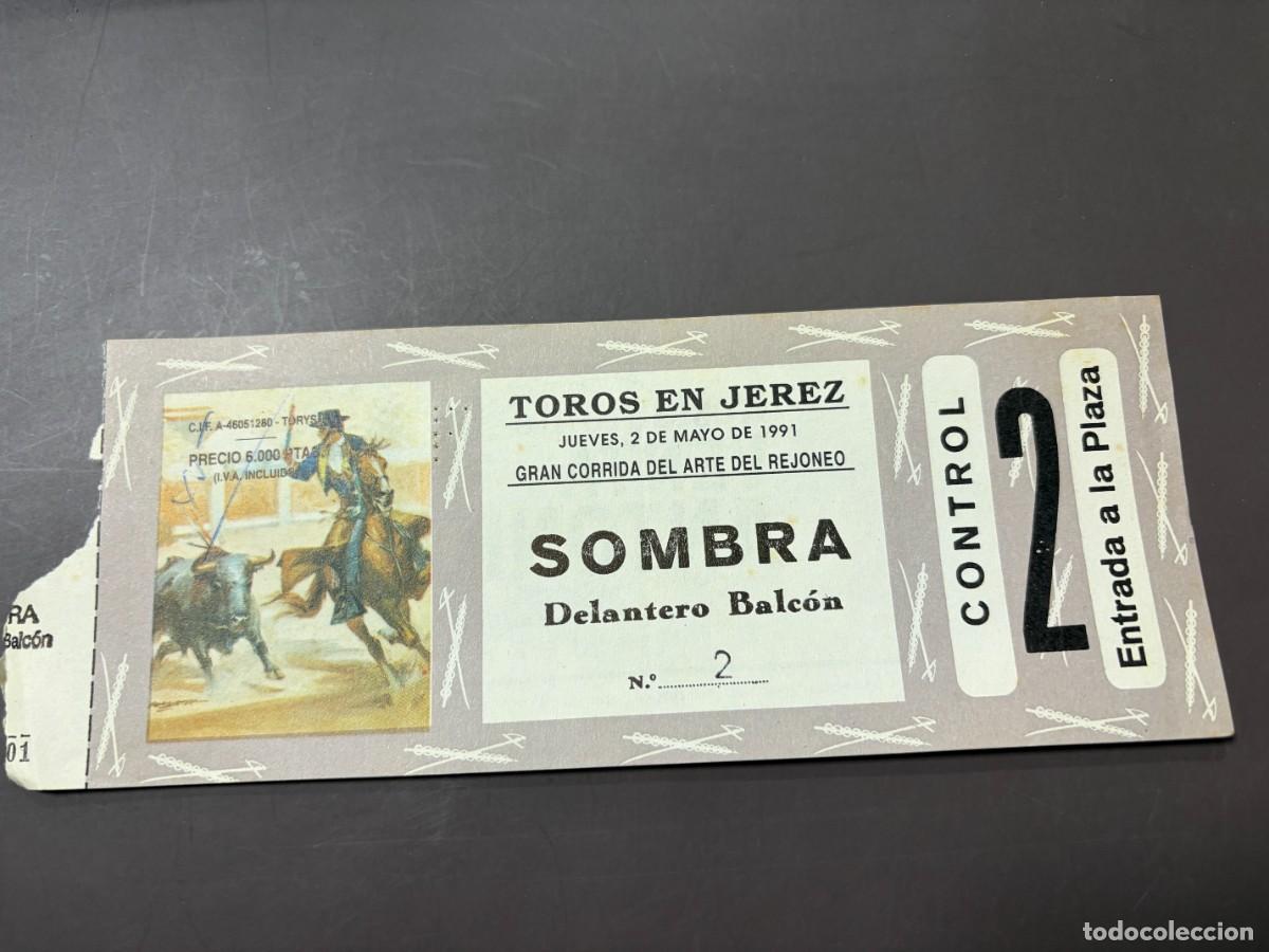 Tauromachie: ENTRADA DE TOROS - TOROS EN JEREZ - SOMBRA - JUEVES 2 MAYO 1991