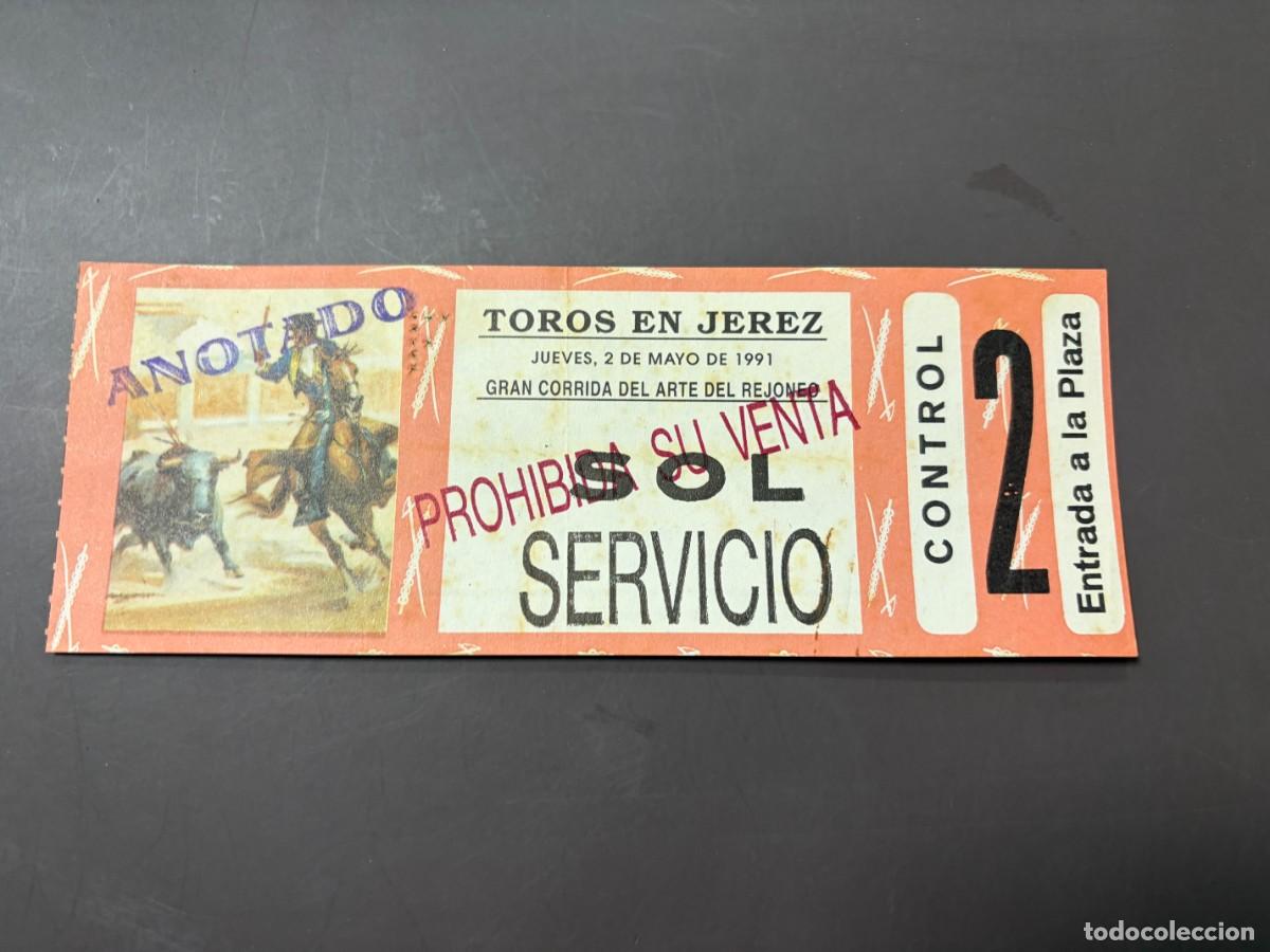 Tauromachie: ENTRADA DE TOROS - TOROS EN JEREZ - SOL SERVICIO - JUEVES 2 MAYO 1991