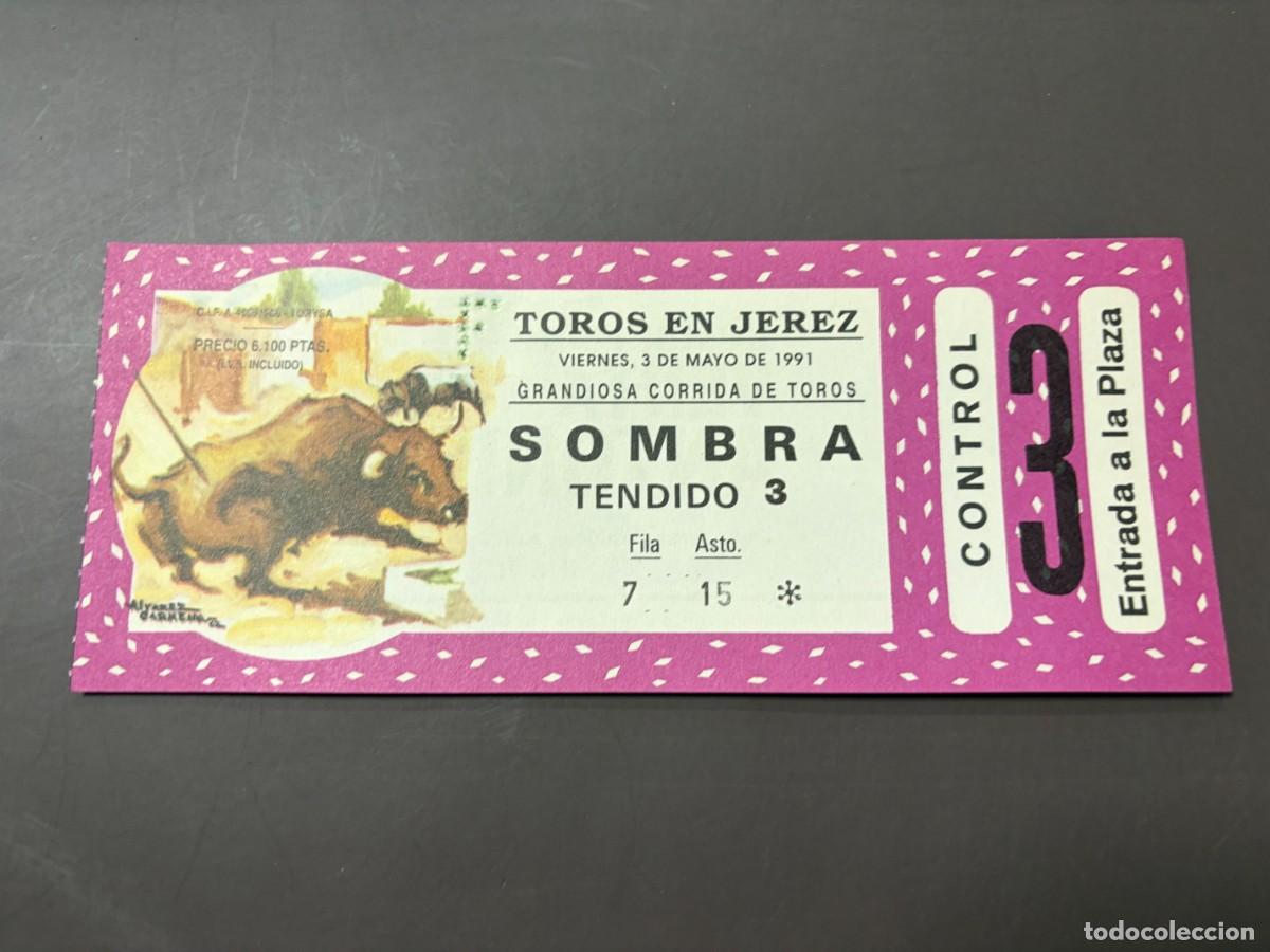 Tauromaquia: ENTRADA DE TOROS - TOROS EN JEREZ - SOMBRA TENDIDO - VIERNES 3 MAYO 1991