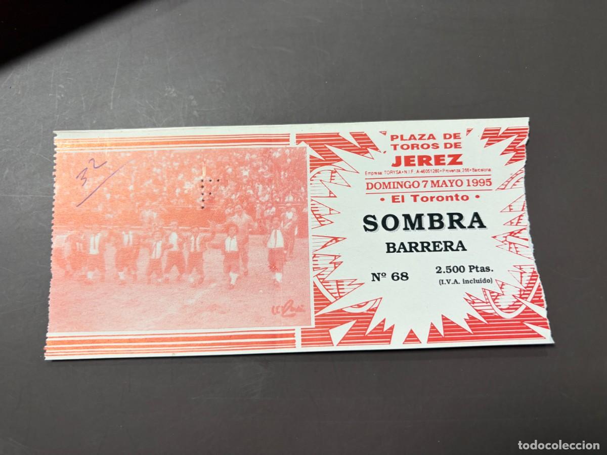 Tauromaquia: ENTRADA DE TOROS - PLAZA DE TOROS DE JEREZ - SOMBRA BARRERA - DOMINGO 7 MAYO 1995