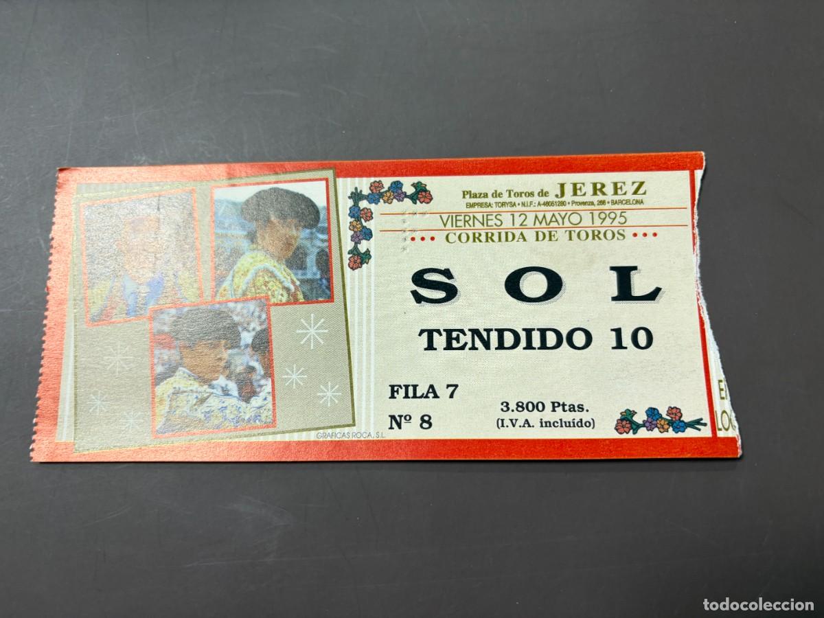 Tauromaquia: ENTRADA DE TOROS - PLAZA DE TOROS DE JEREZ - SOL TENDIDO - VIERNES 12 MAYO 1995