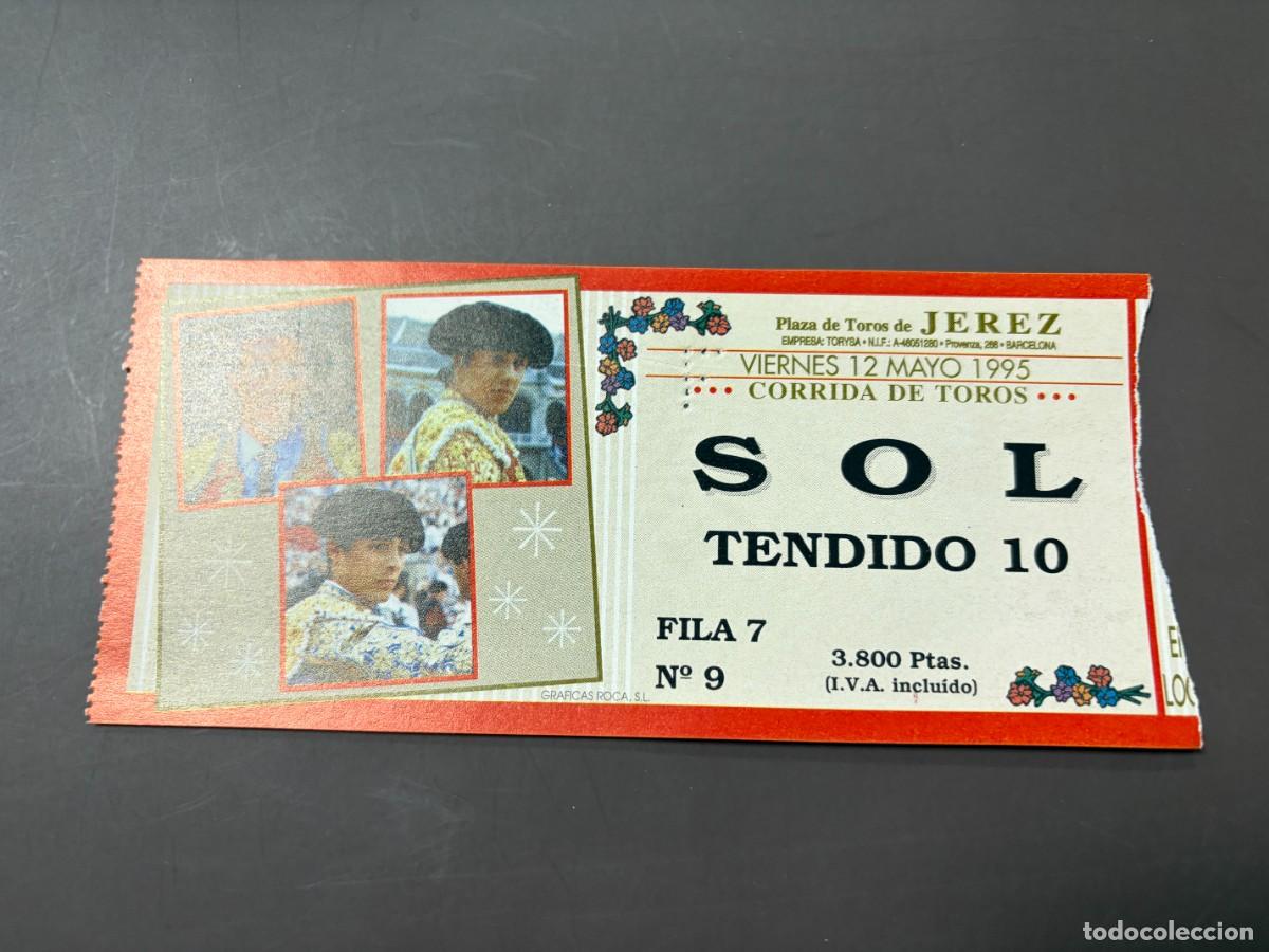 Tauromaquia: ENTRADA DE TOROS - PLAZA DE TOROS DE JEREZ - SOL TENDIDO - VIERNES 12 MAYO 1995