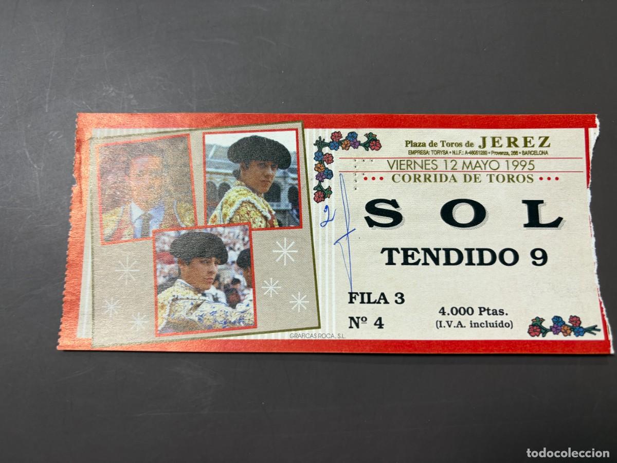 Tauromaquia: ENTRADA DE TOROS - PLAZA DE TOROS DE JEREZ - SOL TENDIDO - VIERNES 12 MAYO 1995