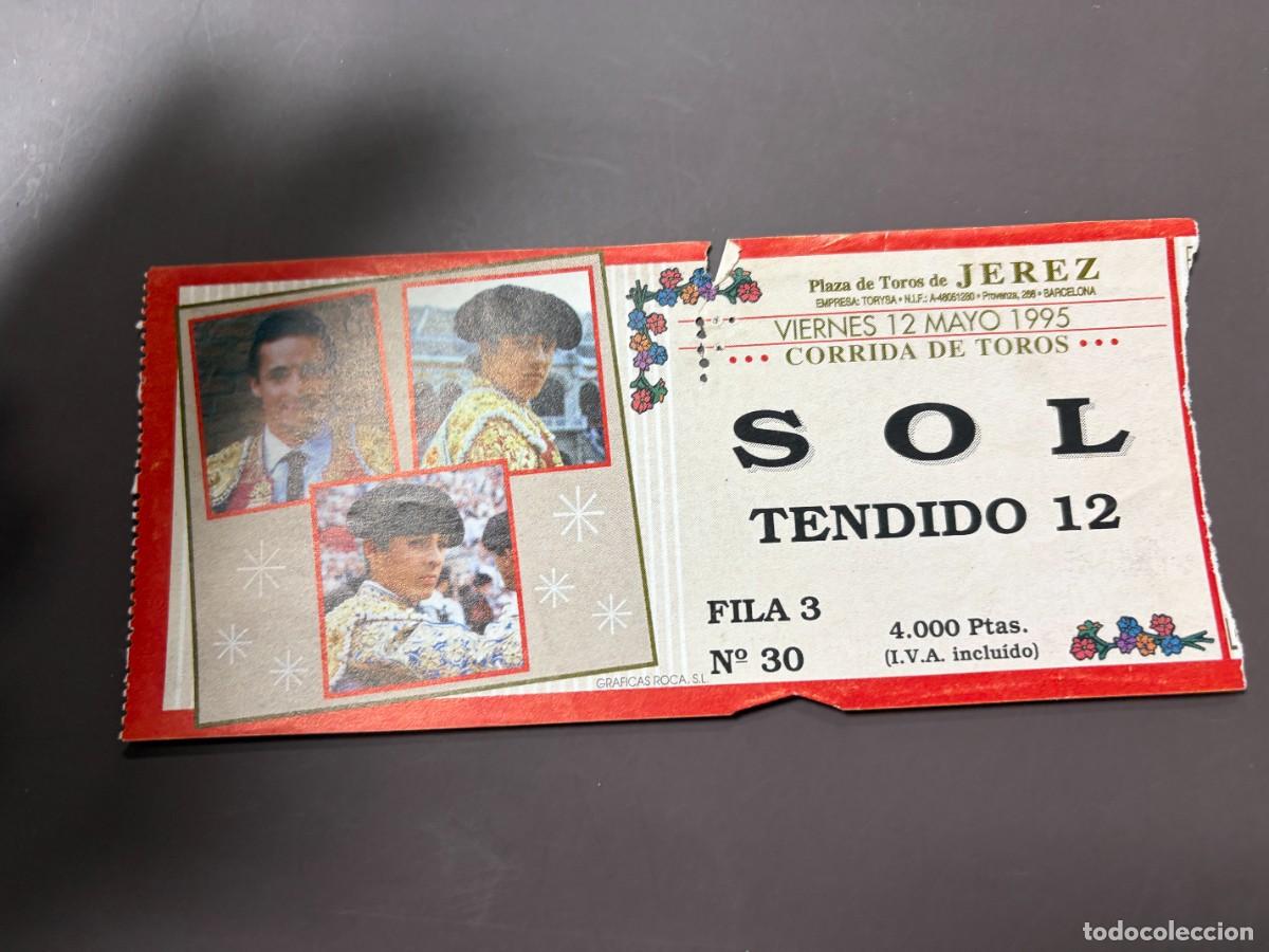 Tauromaquia: ENTRADA DE TOROS - PLAZA DE TOROS DE JEREZ - SOL TENDIDO - VIERNES 12 MAYO 1995