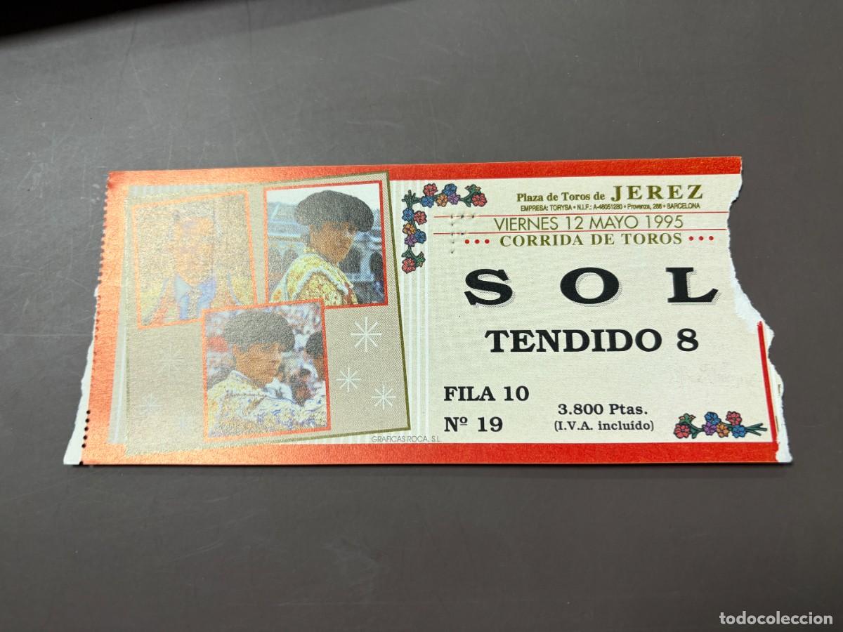 Tauromaquia: ENTRADA DE TOROS - PLAZA DE TOROS DE JEREZ - SOL TENDIDO - VIERNES 12 MAYO 1995