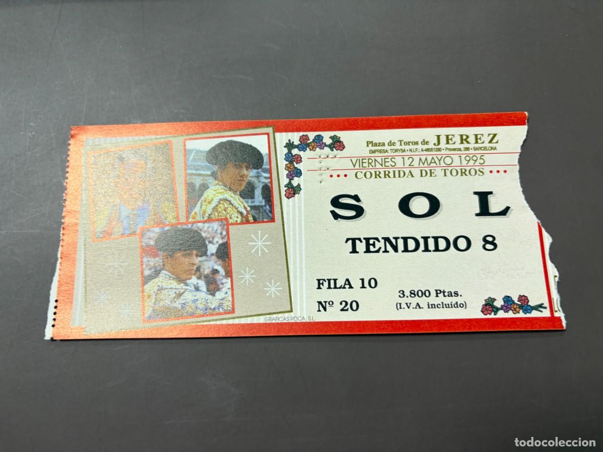 Tauromaquia: ENTRADA DE TOROS - PLAZA DE TOROS DE JEREZ - SOL TENDIDO - VIERNES 12 MAYO 1995