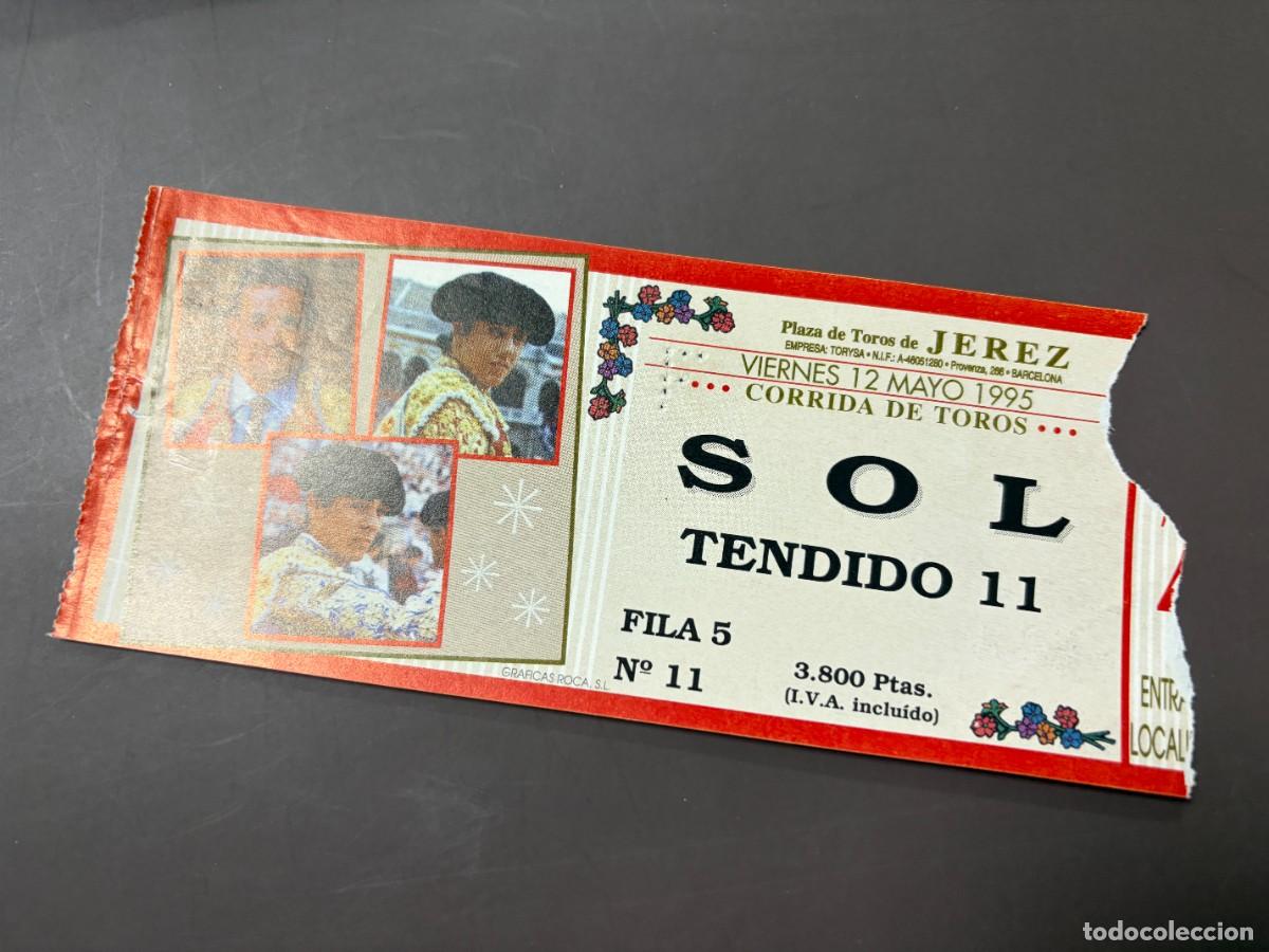 Tauromaquia: ENTRADA DE TOROS - PLAZA DE TOROS DE JEREZ - SOL TENDIDO - VIERNES 12 MAYO 1995