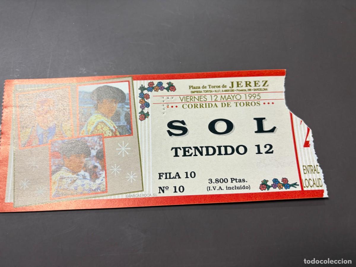 Tauromaquia: ENTRADA DE TOROS - PLAZA DE TOROS DE JEREZ - SOL TENDIDO - VIERNES 12 MAYO 1995