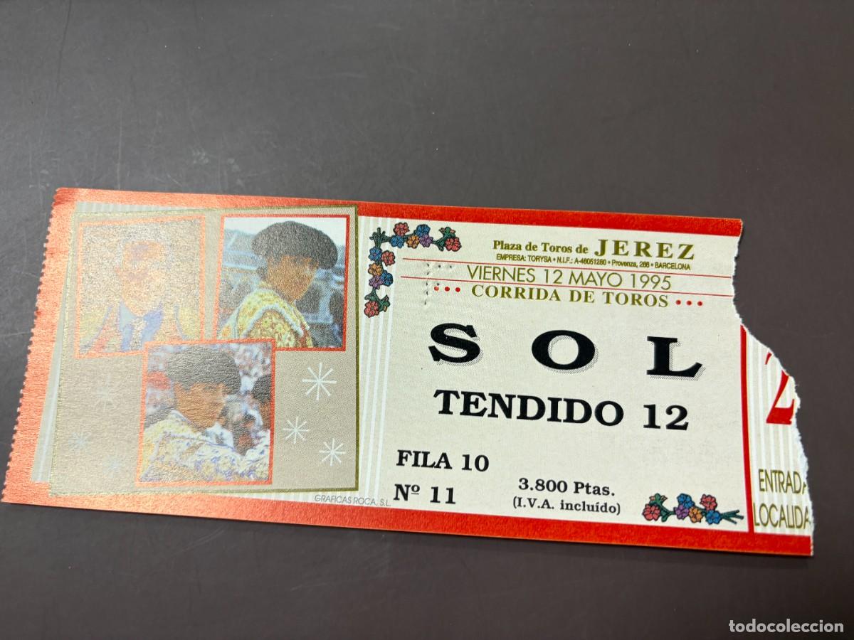 Tauromaquia: ENTRADA DE TOROS - PLAZA DE TOROS DE JEREZ - SOL TENDIDO - VIERNES 12 MAYO 1995