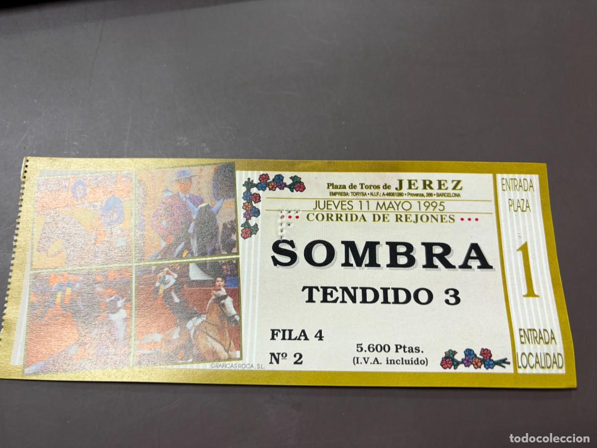 Tauromaquia: ENTRADA DE TOROS - PLAZA DE TOROS DE JEREZ - SOMBRA TENDIDO - JUEVES 11 MAYO 1995