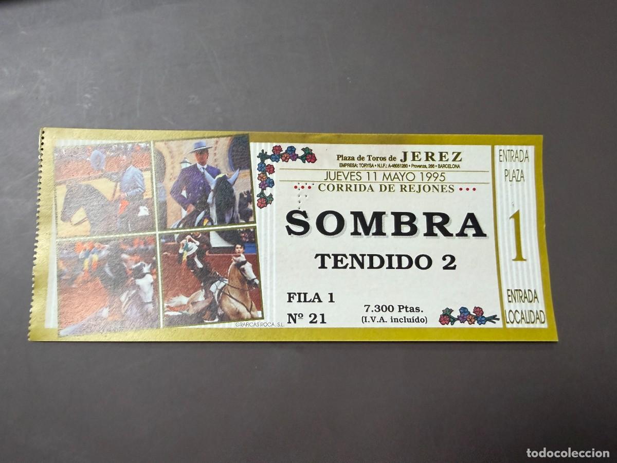 Tauromaquia: ENTRADA DE TOROS - PLAZA DE TOROS DE JEREZ - SOMBRA TENDIDO - JUEVES 11 MAYO 1995