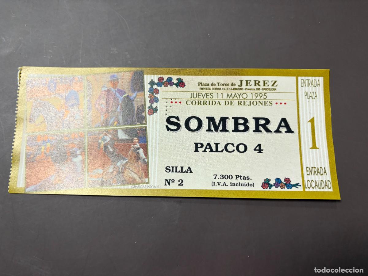 Tauromaquia: ENTRADA DE TOROS - PLAZA DE TOROS DE JEREZ - SOMBRA PALCO - JUEVES 11 MAYO 1995