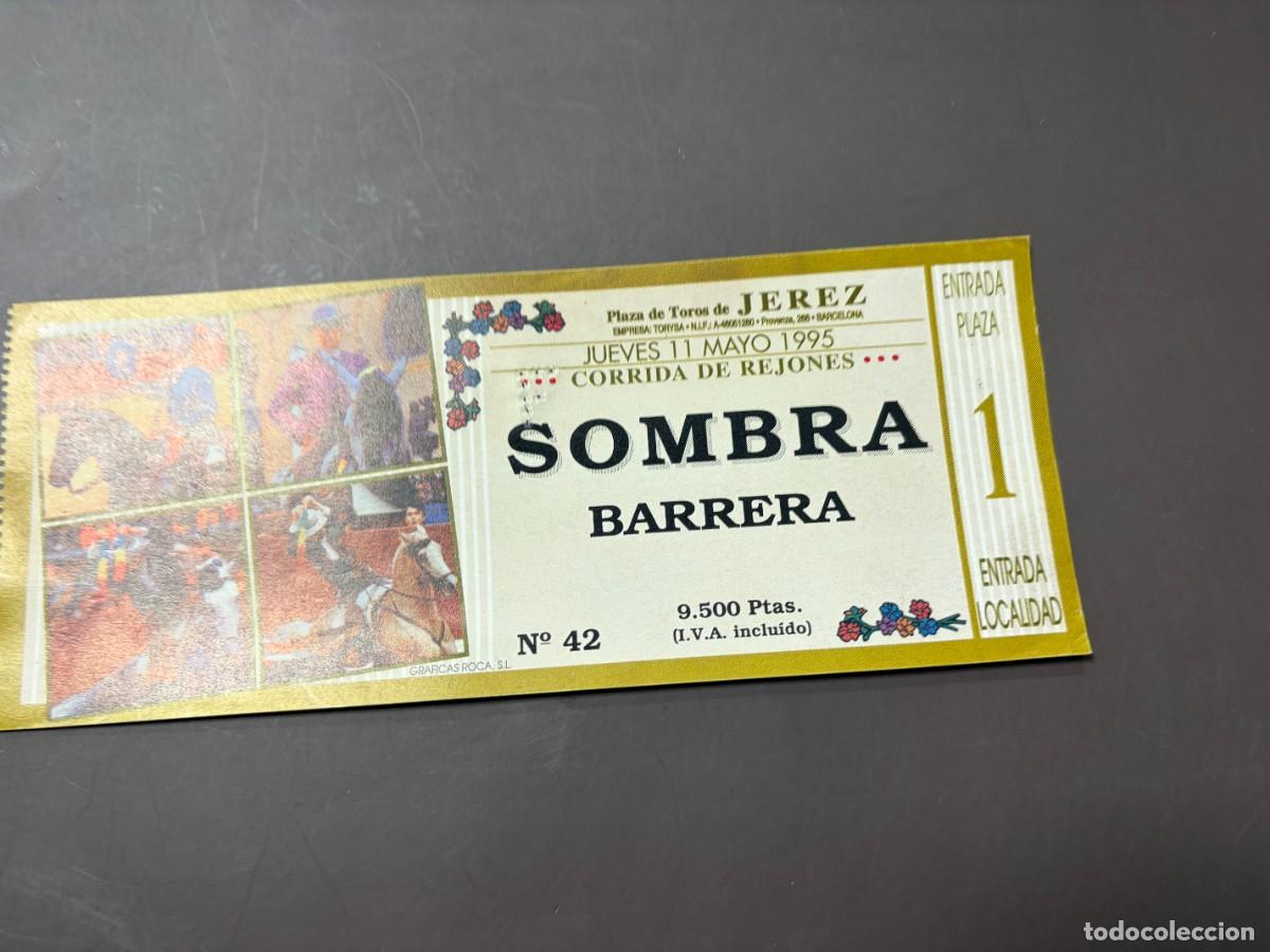 Tauromaquia: ENTRADA DE TOROS - PLAZA DE TOROS DE JEREZ - SOMBRA BARRERA - JUEVES 11 MAYO 1995